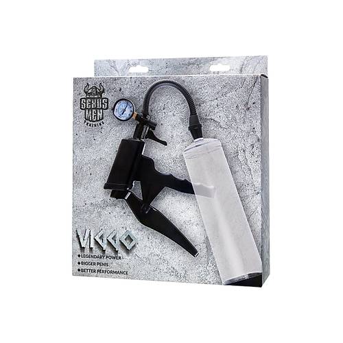 Sexus Men Training Viggo mekanik penis Pompas, ABS plastik, Siyah, 62 cm