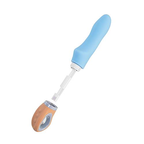 Flovetta Bluebell Silikon Titreimli Vibratr  Mavi, 18,5 cm