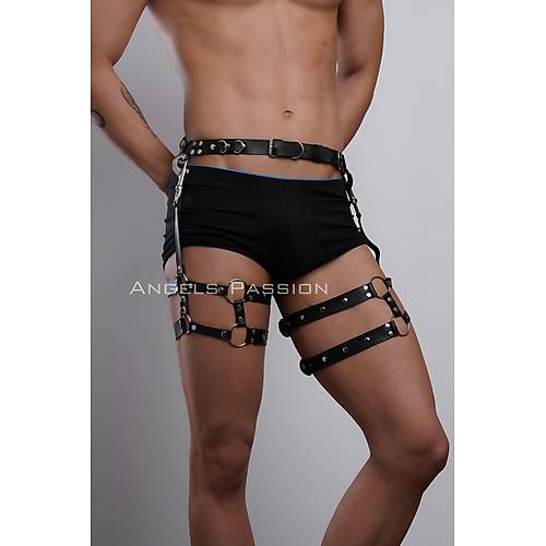 Erkek Bacak Harness, Bacak Pantolon Kemeri, Erkek Ksa Jartiyer - APFTM94