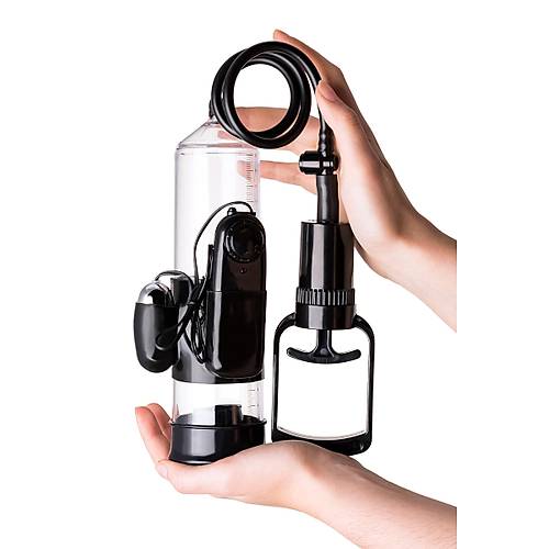 A-Toys by TOYFA Titre�imli penis pompas�, PVC, Siyah, 22,8 cm