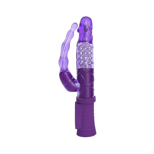 A-Toys by TOYFA  Anal-Vajinal Vantuzlu Vibrat�r, mor, 22 cm