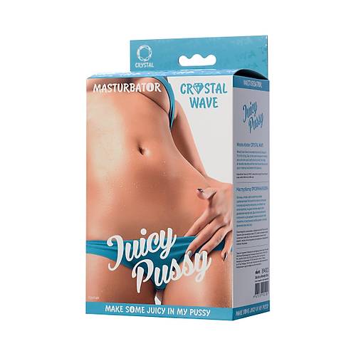 Juicy Pussy by RED Masturbator Realistik Crystal Wave, TPE, 13,5 cm