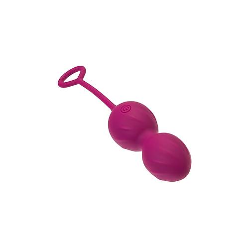 Vaginal balls L'Eroina Moussy, silicone, burgundy, 17 cm