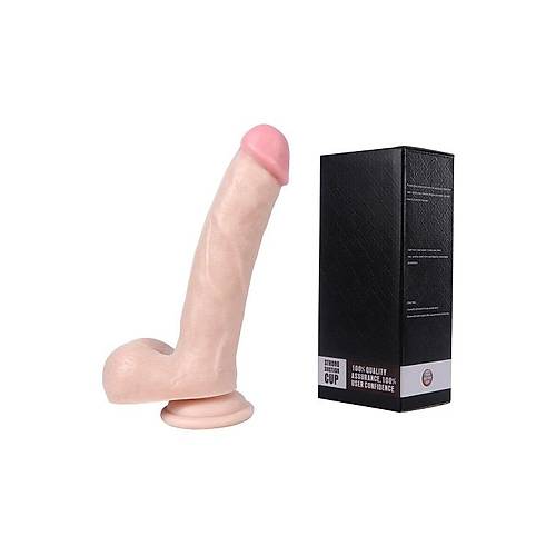 Lion 19 CM Vantuzlu Sper Realistik Penis Anal Vajinal Dildo