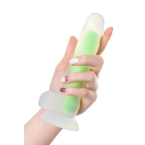 Beyond by RED Dick Glow Gece Parlayan Dildo, Silikon, effaf, 18 cm