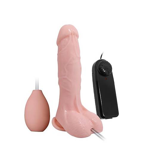 19 CM Su Fkrtmal Titreimli Realistik Vibratr Penis