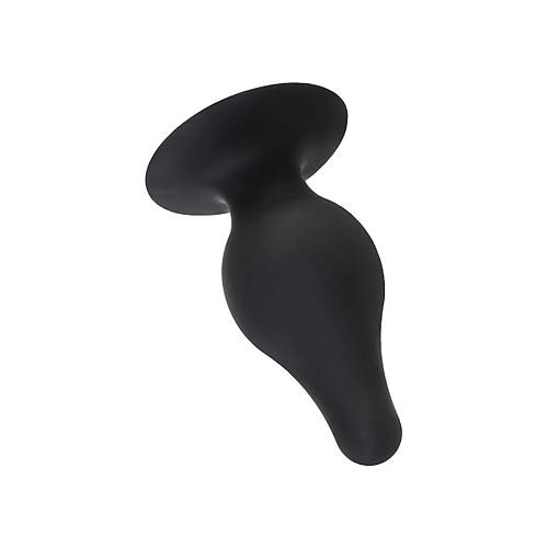 Erotist Spade Anal Plug, L , Silekspan, siyah, 11 cm