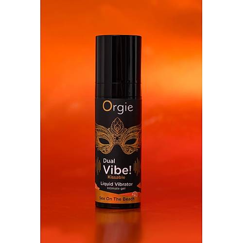 Orgie Dual Vibe Kissable Sex on the Beach � �ift Etkili Yenilebilir Kayganla�t�r�c� Jel 15 ml