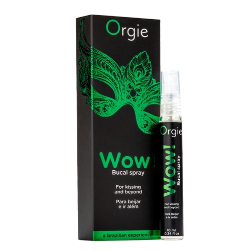 ORGIE Oral Sprey WOW! Soutma ve heyecan verici etkiye sahip Blowjob Sprey, 10 ml