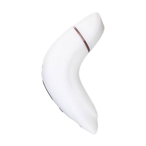 Satisfyer Pro Plus Klitoral Vibratr, Silikon + ABS plastik, beyaz, 19 cm