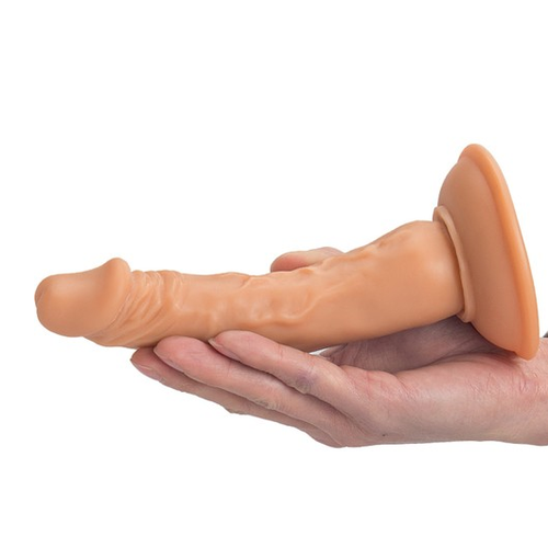 18 cm Realistik Anal ve Vajinal Dildo Vantuzlu