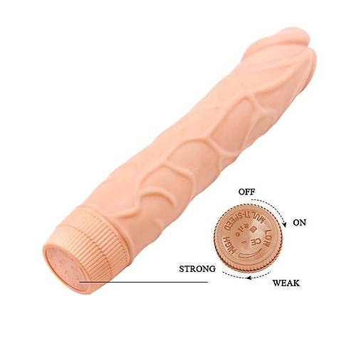 Gl Titreimli 23Cm Realistik Vibratr Gerekci Penis Dildo