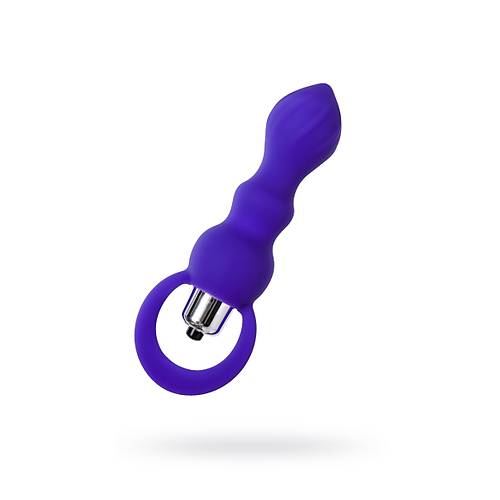 ToDo by RED Curvy Anal Plug, silikon, mor, 14 cm,  3,2 cm