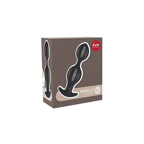 Fun Factory B BALLS Anal Plug, silikon, siyah, 13 cm