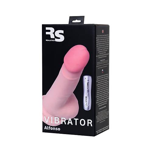 RealStick Elite Alfonso Gereki Vibratr, TPR, Ten, 18,5 cm