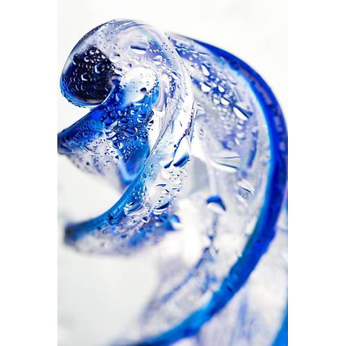 Gereki olmayan Sexus Glass yapay penis, cam, transparan, 18,5 cm