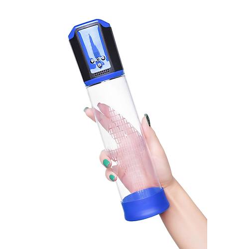 Sexus Men Expert Ragnar otomatik Penis Pompas, ABS plastik, Mavi, 29 cm