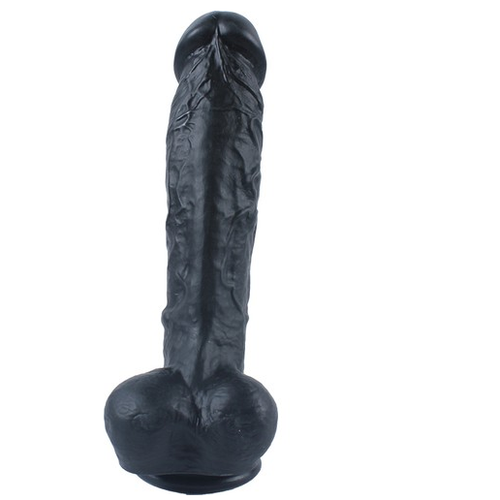 Realistik Zenci Dildo 18 Cm Vantuzlu Damarl Penis