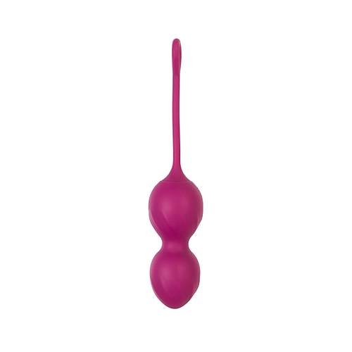 Vaginal balls L'Eroina Moussy, silicone, burgundy, 17 cm