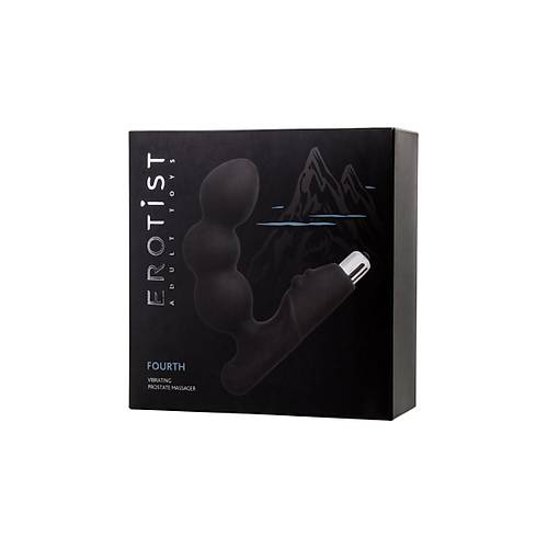 Erotist Fourth Anal Plug, silikon, siyah, 12,4 cm