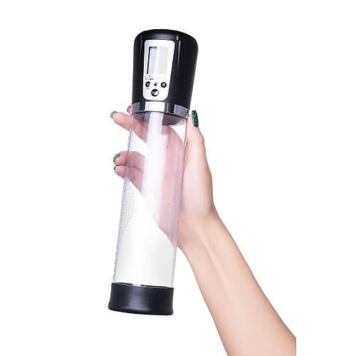 Sexus Men Otomatik Penis Pompas Expert Alrik, ABS plastik, Siyah, 29 cm