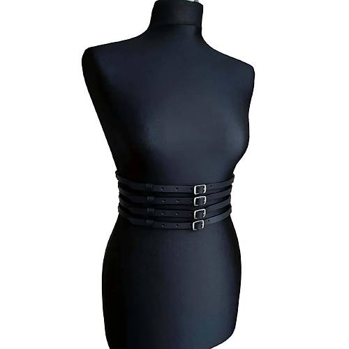 Deri Bayan Deri D�rt S�rak� Bel Kemer - APFT910