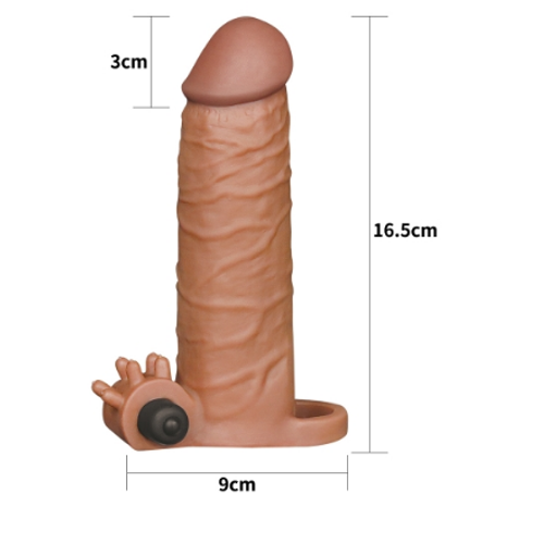 LOVETOY X-TENDER Realistik Titreimli Penis Klf Melez Rengi