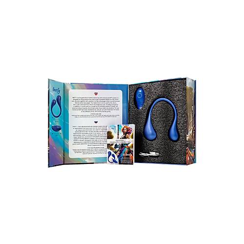 LEroina APP Inefy ok Fonksiyonlu Uygulama ve Kumanda Kontroll Silikon Vibratr  Mavi, 26,5 cm