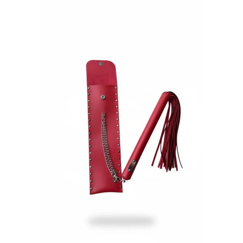 K�rm�z� K�rba� - Kelep�e Z�mba Detayl� K�l�fl� Deri - APFT1287