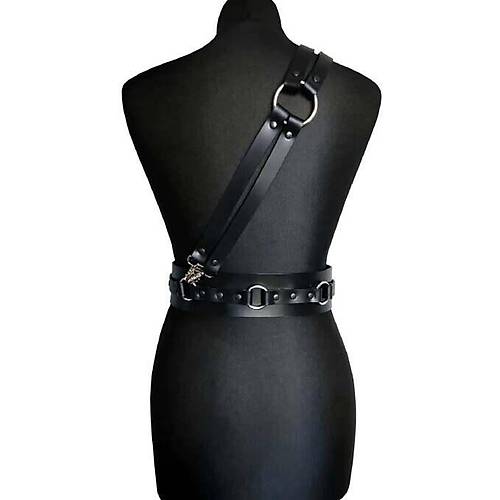 Deri Omuzdan Ba�lamal� Bel Kemer  Harness  - APFT915