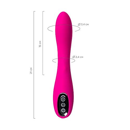 JOS BEADSY Uyarc Bilyal Vibratr, Silikon, Pembe, 21 cm