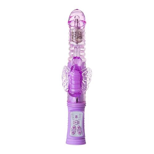 A-Toys by RED Serk High-Tech  Klitoral Uyarc Vibratr, TPE, mor, 24,5 cm