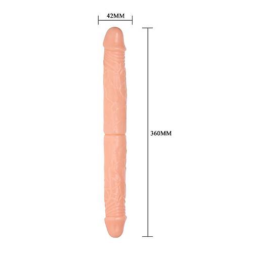 Double Dong ift Tarafl ki Ynl Esnek Dildo Kkrdakl Penis