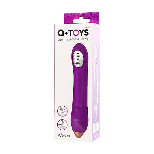A-Toys by TOYFA Wesea Silikon Titreimli Du Bal  Mor, 20,5 cm