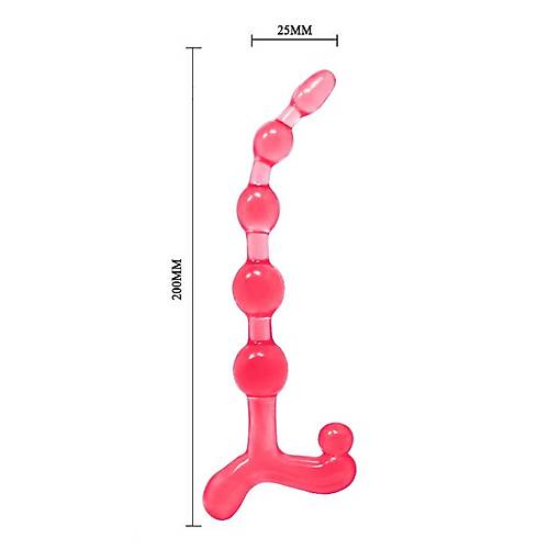 Bendy 22.5cm Sral Anal Vajinal Top Anal Plug Tka Ac