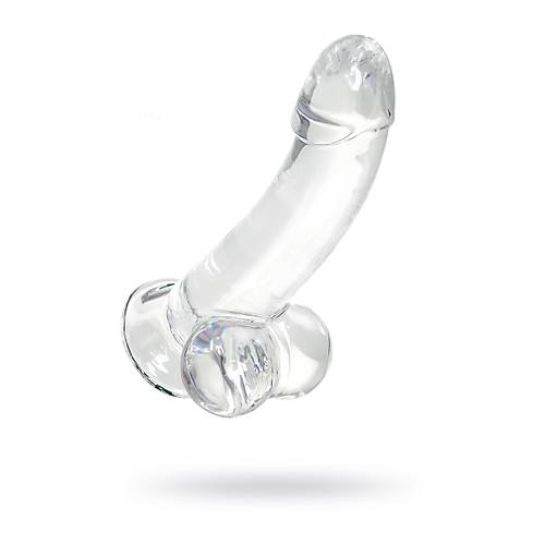 A-Toys by TOYFA Gereki Cryst yapay penis, TPE, transparan, 15 cm