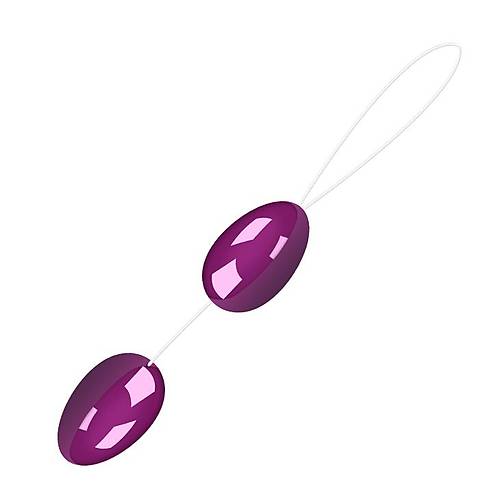 Twins Kegel Purple Silikon kili Vajinal Egzersiz Zevk Topu