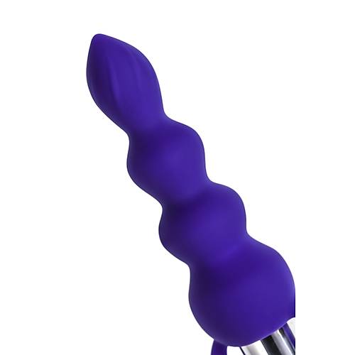 ToDo by RED Twisty Anal Plug, silikon, mor, 14 cm,  3,2 cm