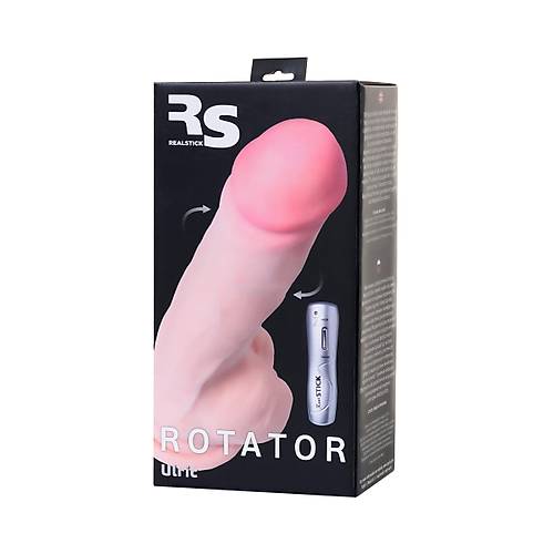 RealStick Elite Ulric Vibrator, TPR, Ten, 17 cm