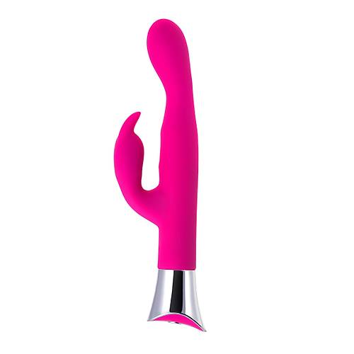 JOS LOLY Klitoral Uyarc Vibratr, silikon, pembe, 21,6 cm