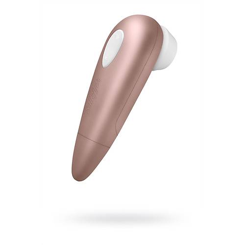 Satisfyer Number One Vakum Dalgas Klitoral Vibratr, ABS plastik, pembe, 14 cm