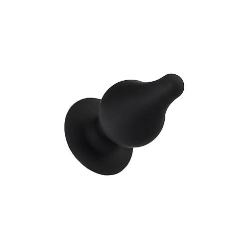 Erotist Spade Anal Plug, XS, Silekspan, siyah, 6,5 cm