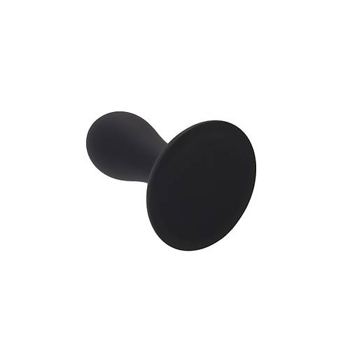 Erotist Hidro Anal Plug, S, silikon, siyah, 8,5 cm