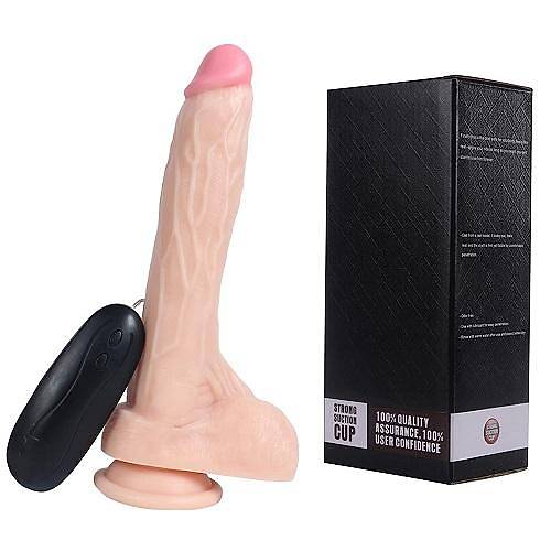 XS MORPHEUS Titreimli Realistik Vibratr Penis Dildo 20.5 CM