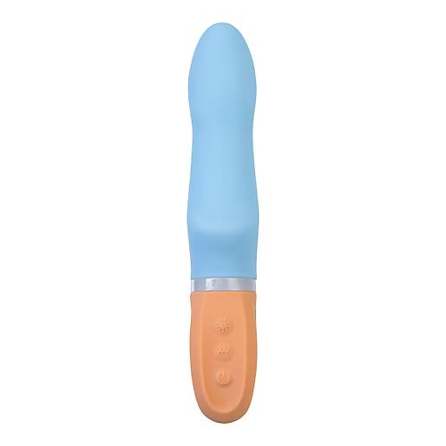 Flovetta Bluebell Silikon Titreimli Vibratr  Mavi, 18,5 cm