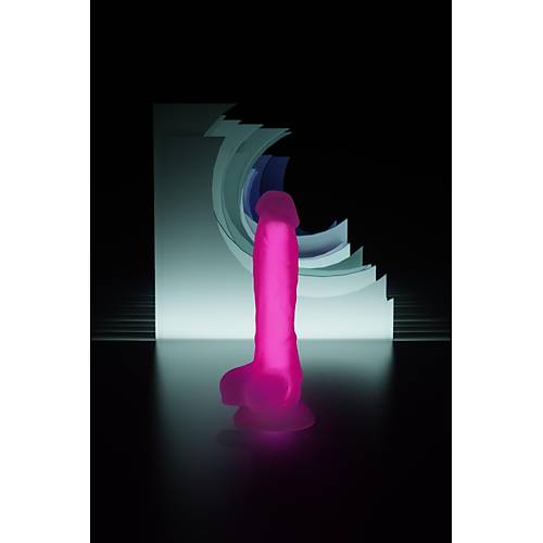 Beyond by RED Peter Glow Gece Parlayan Dildo, Silikon, effaf, 22 cm