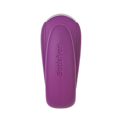 Satisfyer Double Fun Connect App Violet iftler in Mini Vibratr, silikon, mor, 18 cm