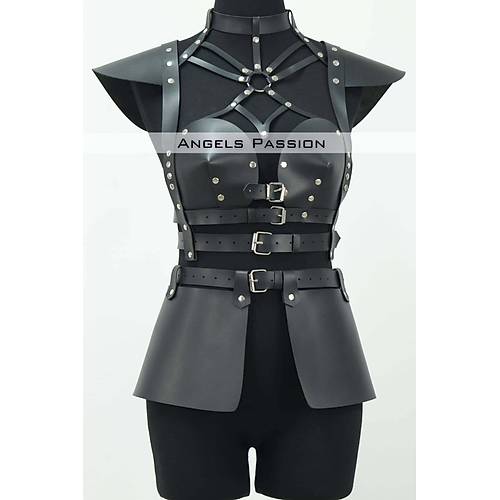 Deri Elbise Harness, Deri Etek ve Gs Elbise - APFT1371