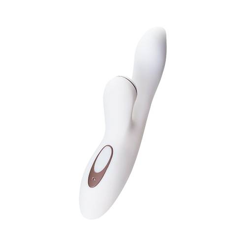 Satisfyer Pro + G-Spot Vakum Dalgal Tavan Vibratr, silikon, beyaz, 22 cm