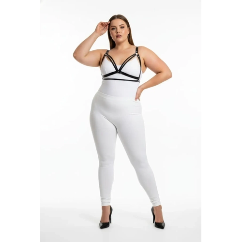 B�y�k Beden Siyah Kad�n Harness B�stiyer Tarz� ��k Aksesuar - APFT238